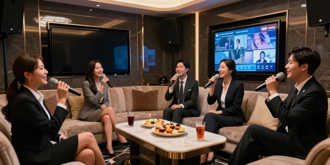 강남쩜오 프리미엄 가라오케에서의 고급스러운 사교 경험