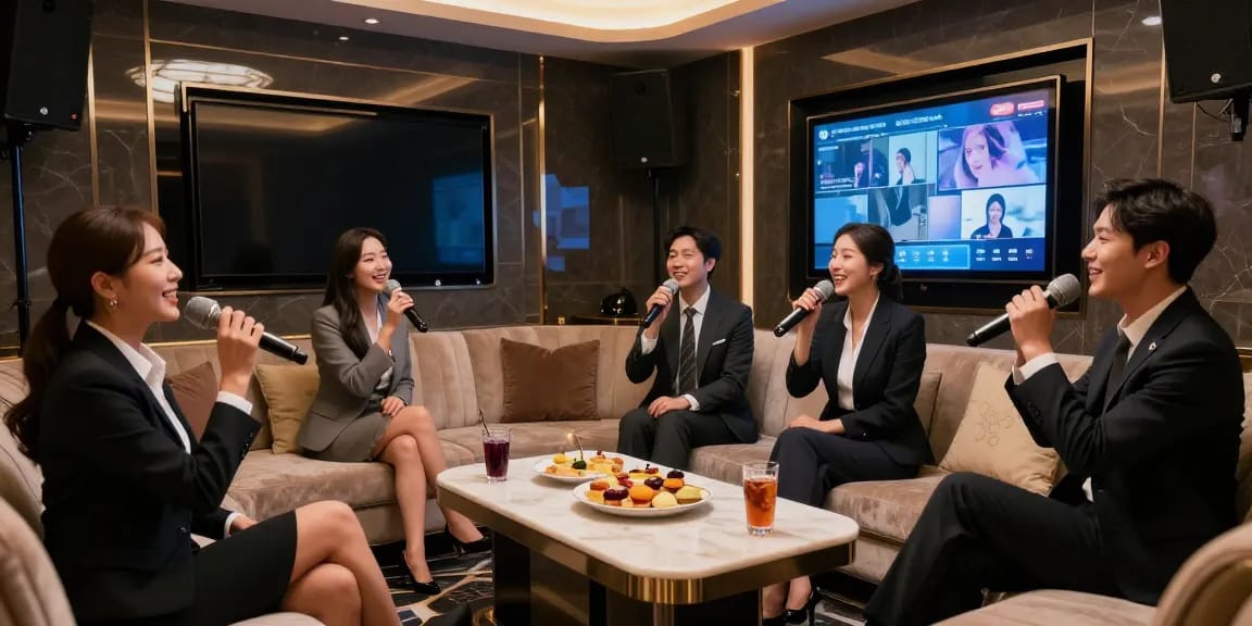 강남쩜오 프리미엄 가라오케에서의 고급스러운 사교 경험