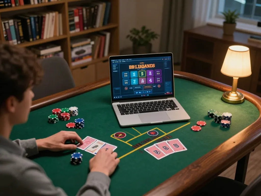 SUNWIN online gaming session showcasing strategic card play and betting activity