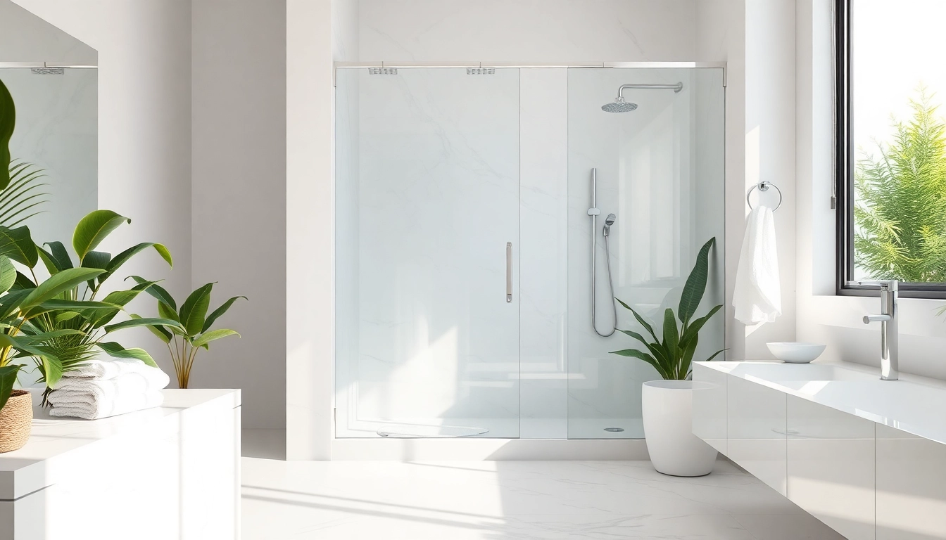 Enjoy luxurious elegance in the elegant showers Australia with sleek design and natural light.