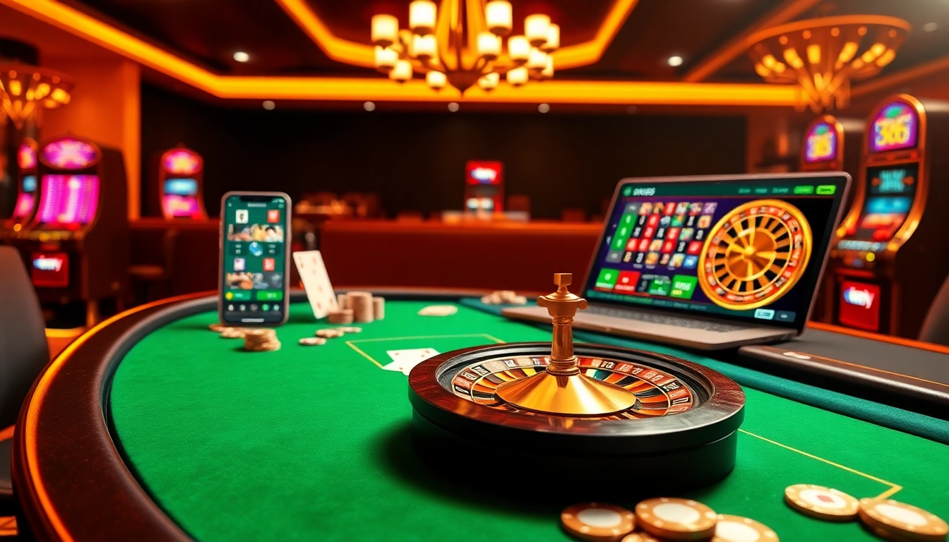 Experience thrilling online gambling at OK365 with vibrant tables, cards, and modern gaming interfaces.