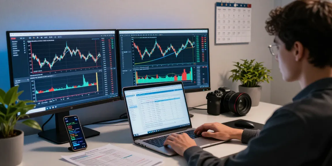 Cotton futures data feed displayed on multiple monitors in a professional trading environment, showcasing real-time market analysis.