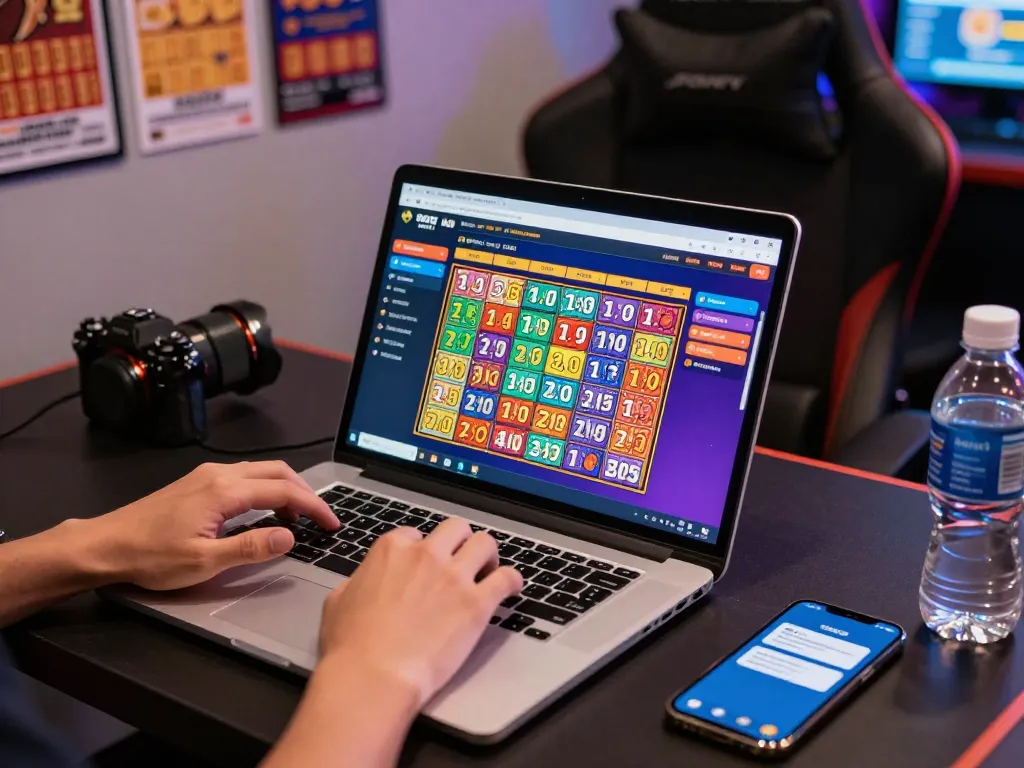 Experience the excitement of online Togel gaming on BAYITOTO, showcasing the Toto 4D interface and vibrant winnings.