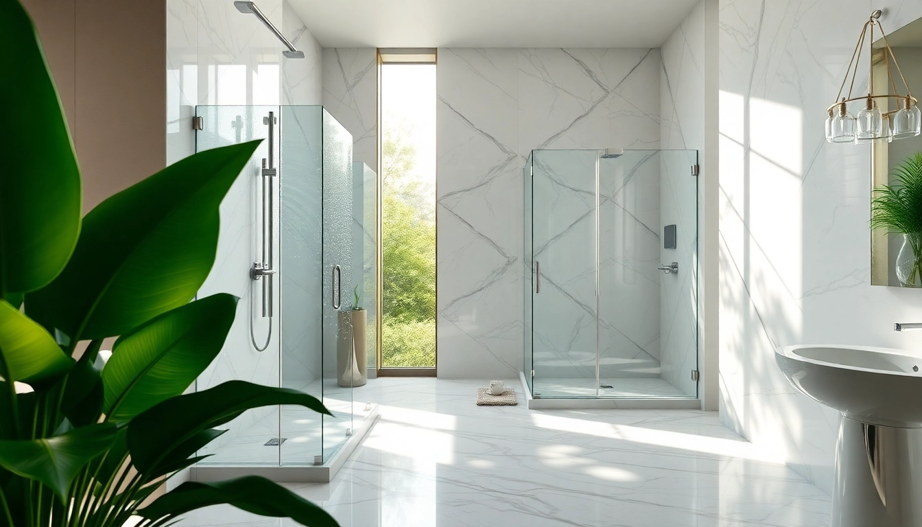 Experience modern elegance with luxurious elegant showers designed for relaxation and style.