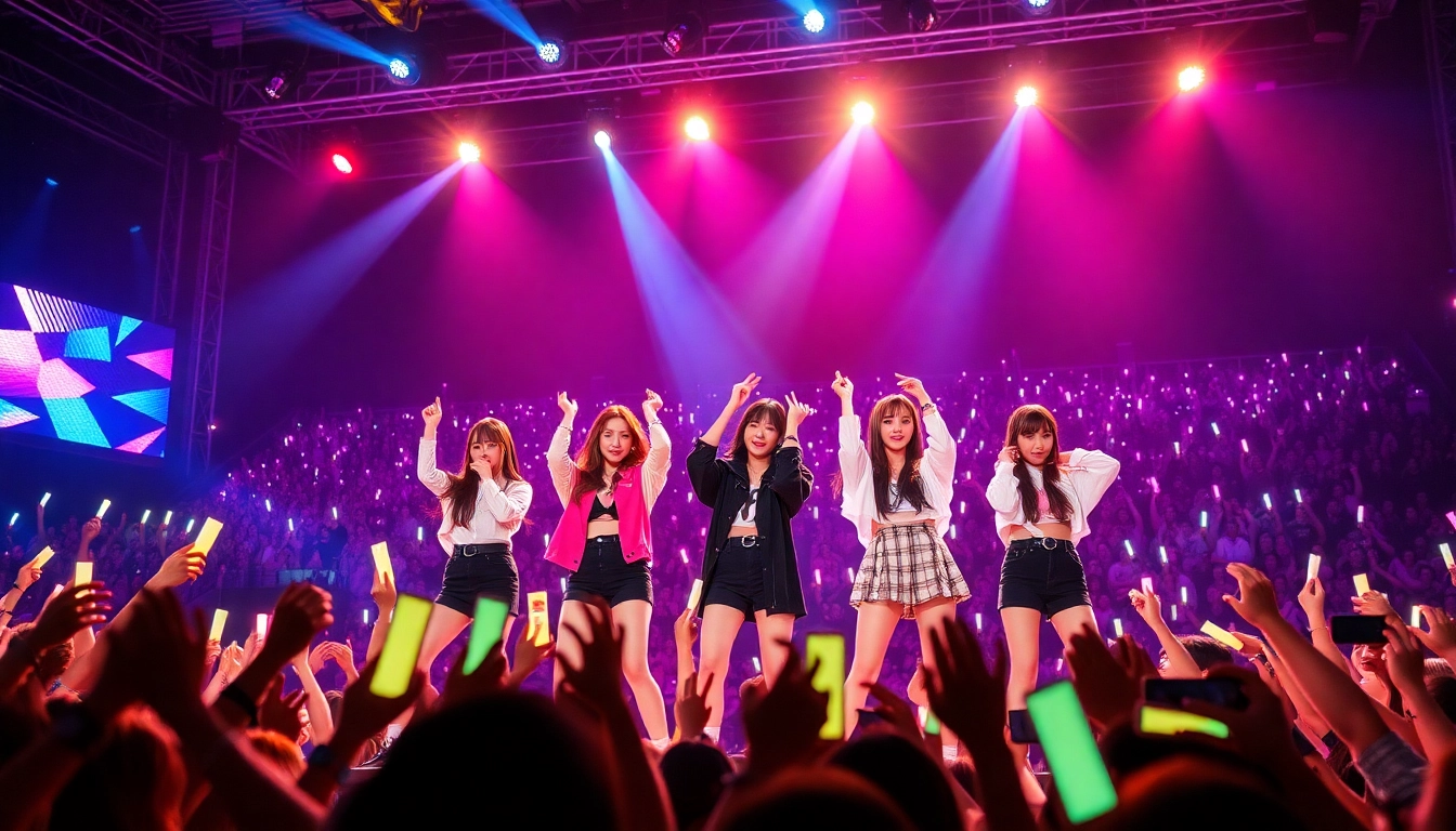 Catch the latest Blackpink news with dynamic concert visuals highlighting their energy and fan excitement.