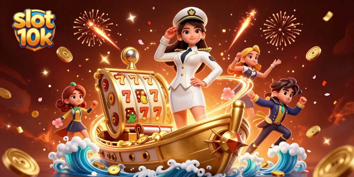 Win big at slot 10k with our engaging 3D casino illustration showcasing vibrant elements.