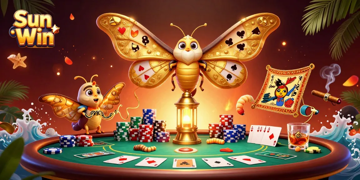 Experience the thrill of Sun Win with vibrant casino-themed visuals and dynamic elements.