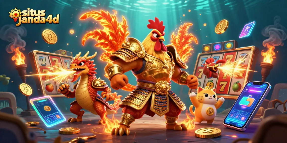 Permainan slot dari situs janda4d menghadirkan petualangan memikat dengan banyak simbol kemenangan yang berkilauan.