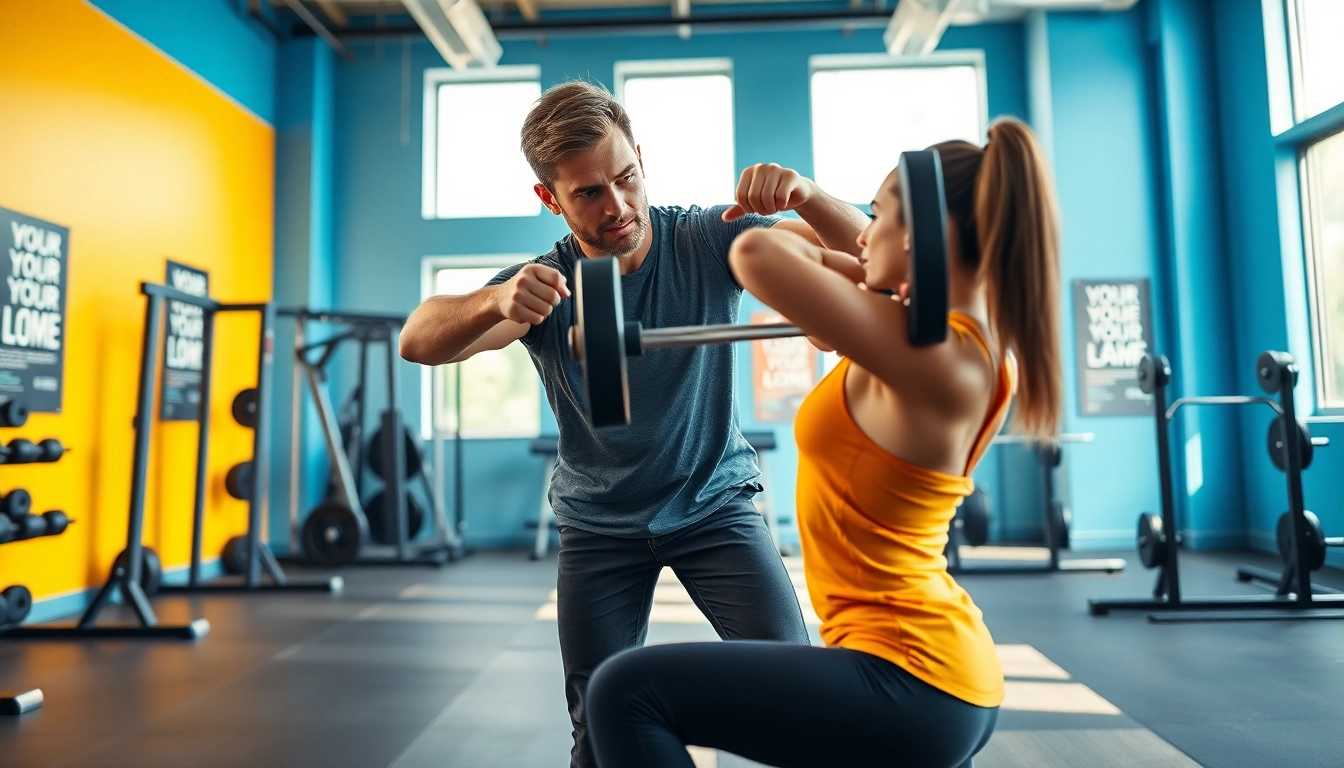 Overcoming a weight loss plateau with personalized coaching in an energetic gym environment.