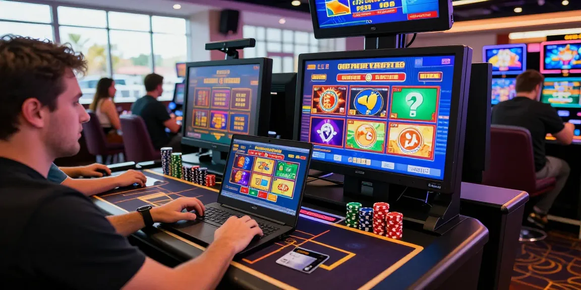 Player enjoying interactive games at a credit card casino, showcasing the vibe of https://ieee.org.uk in a vibrant setting.