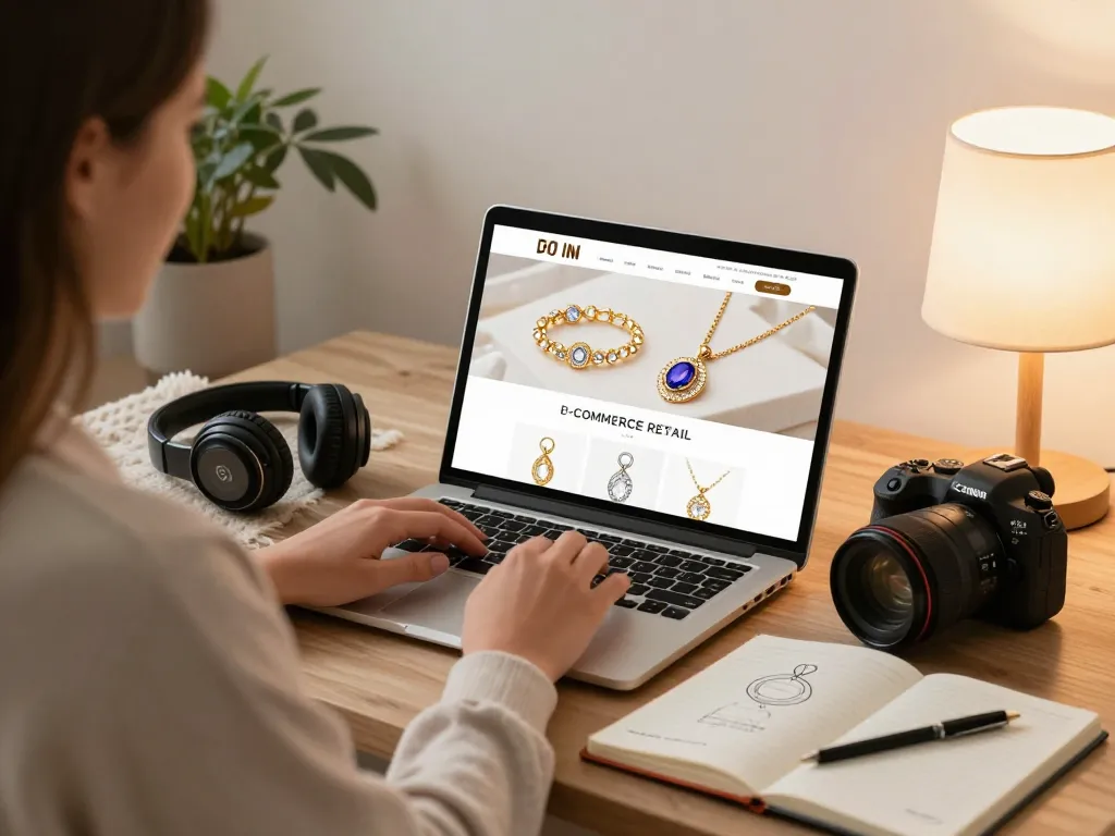 Check out your url on a stylish jewelry website while shopping comfortably at home.