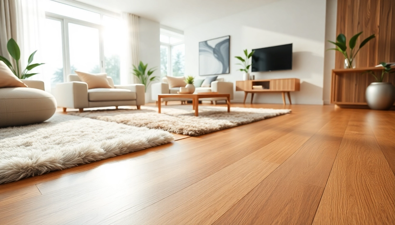 Install stunning vinyl flooring to elevate your modern interior design.