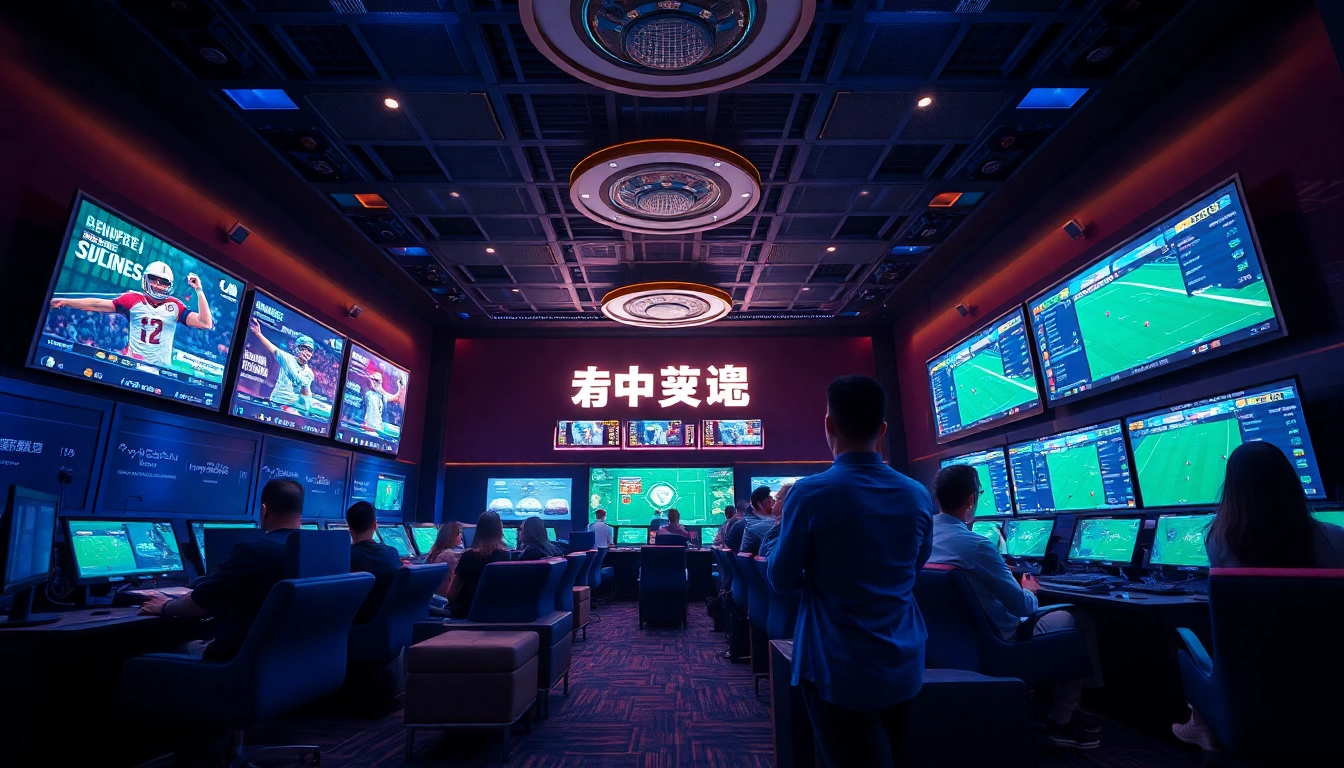Engaging sports betting setup highlighting 슈어맨's secure and exciting betting environment.