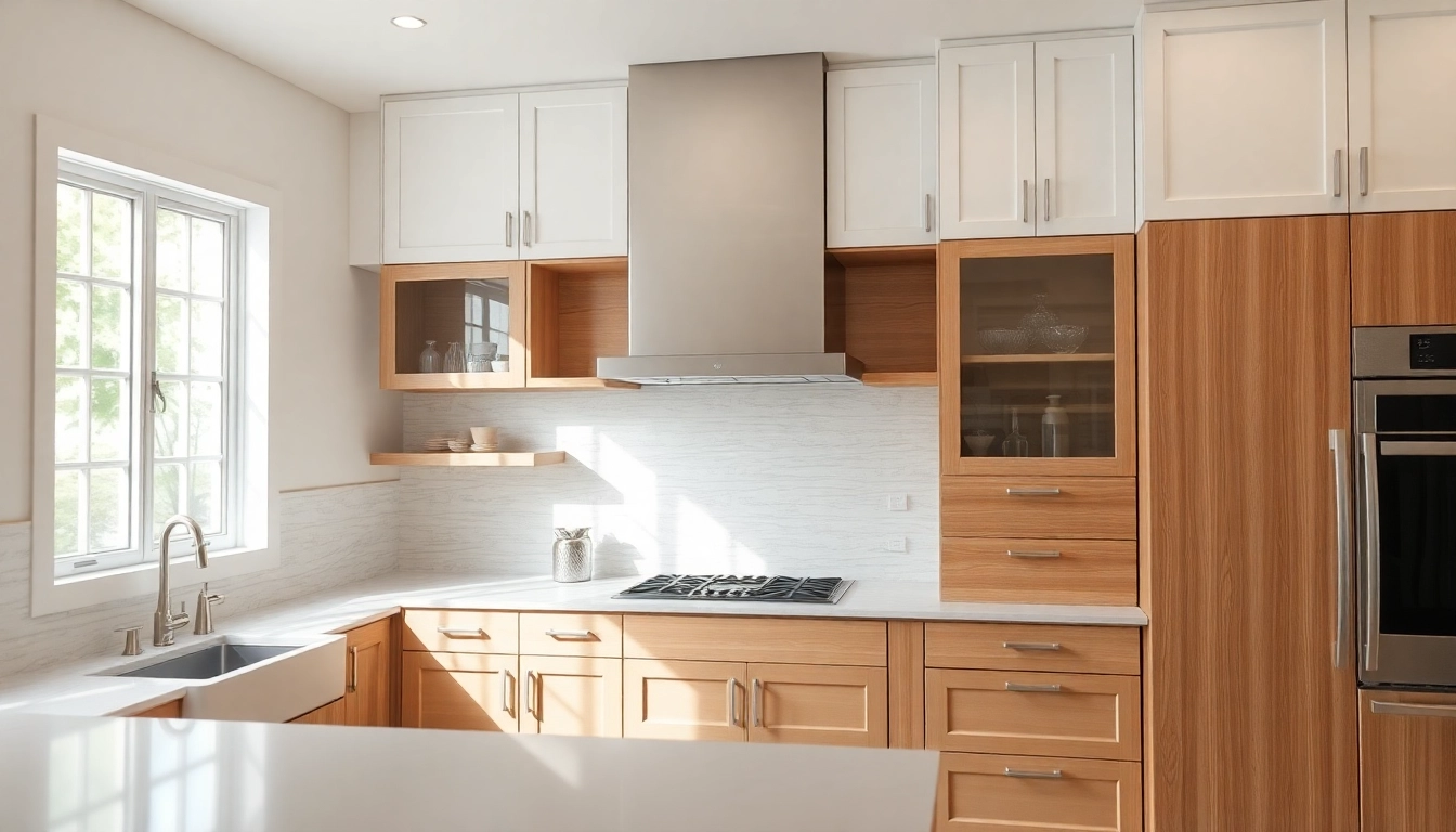 Elevate your kitchen with Cabinet Refacing Saint Petersburg FL, showcasing beautifully refinished cabinetry.