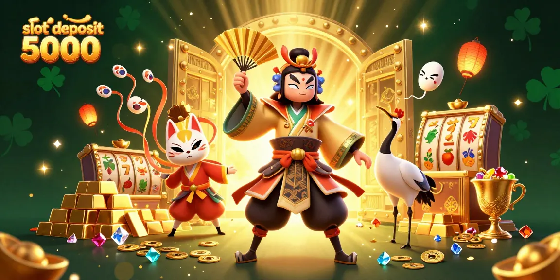 Win big with slot deposit 5000 at the ultimate online casino atmosphere filled with treasure.