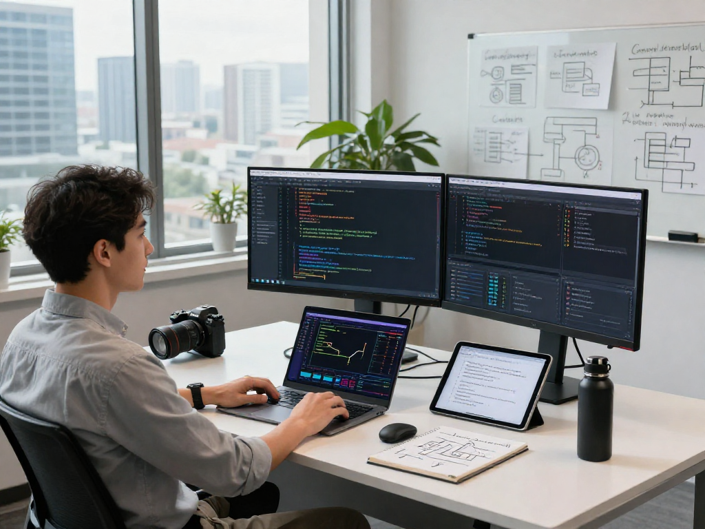 AI detector technology workspace showing advanced moderation tools and data analysis in action.