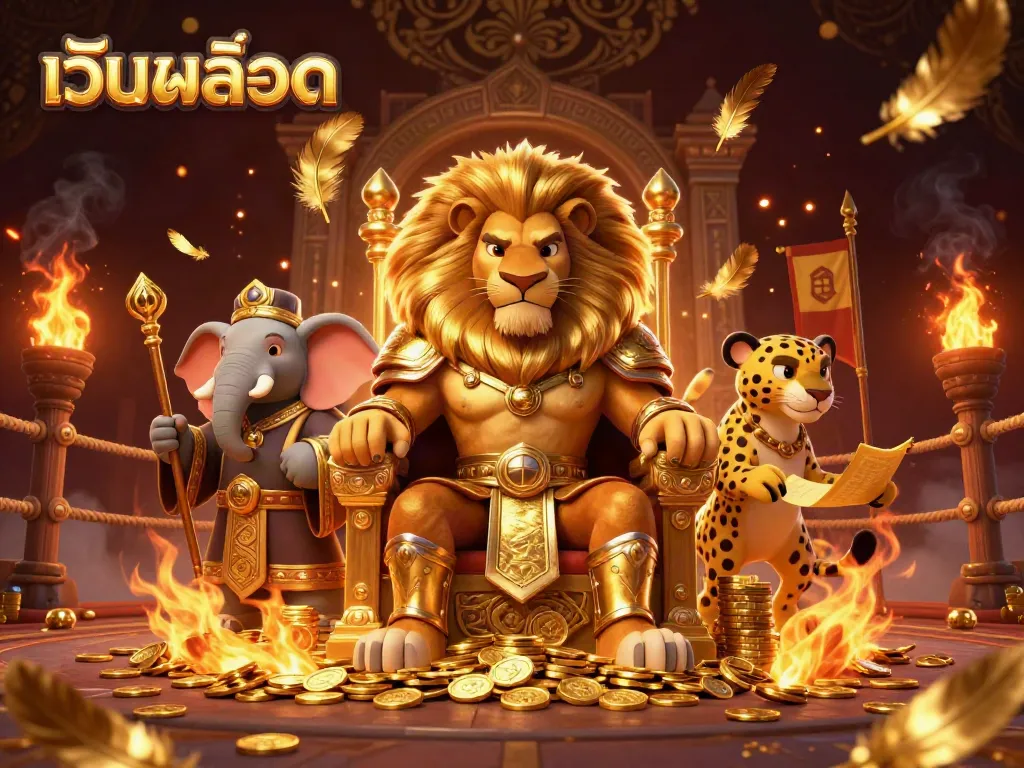 เกมสล็อต เว็บสล็อต แจ็คพอตให้โชค บนฉากแสดงการเดิมพันที่ยิ่งใหญ่