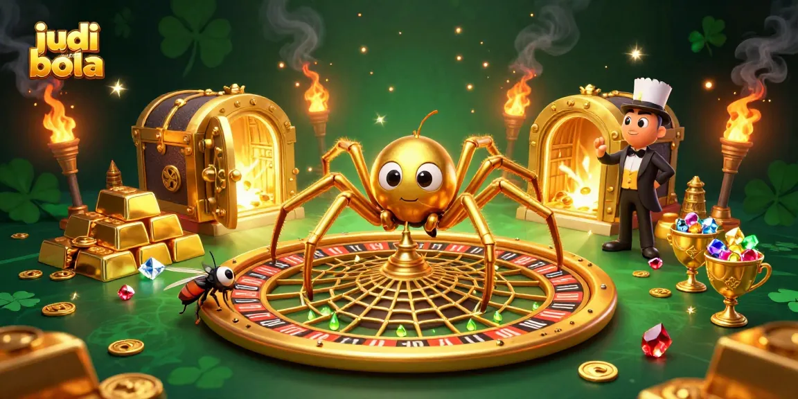 Experience judi bola online with excitement as the fly places bets on a roulette wheel web.