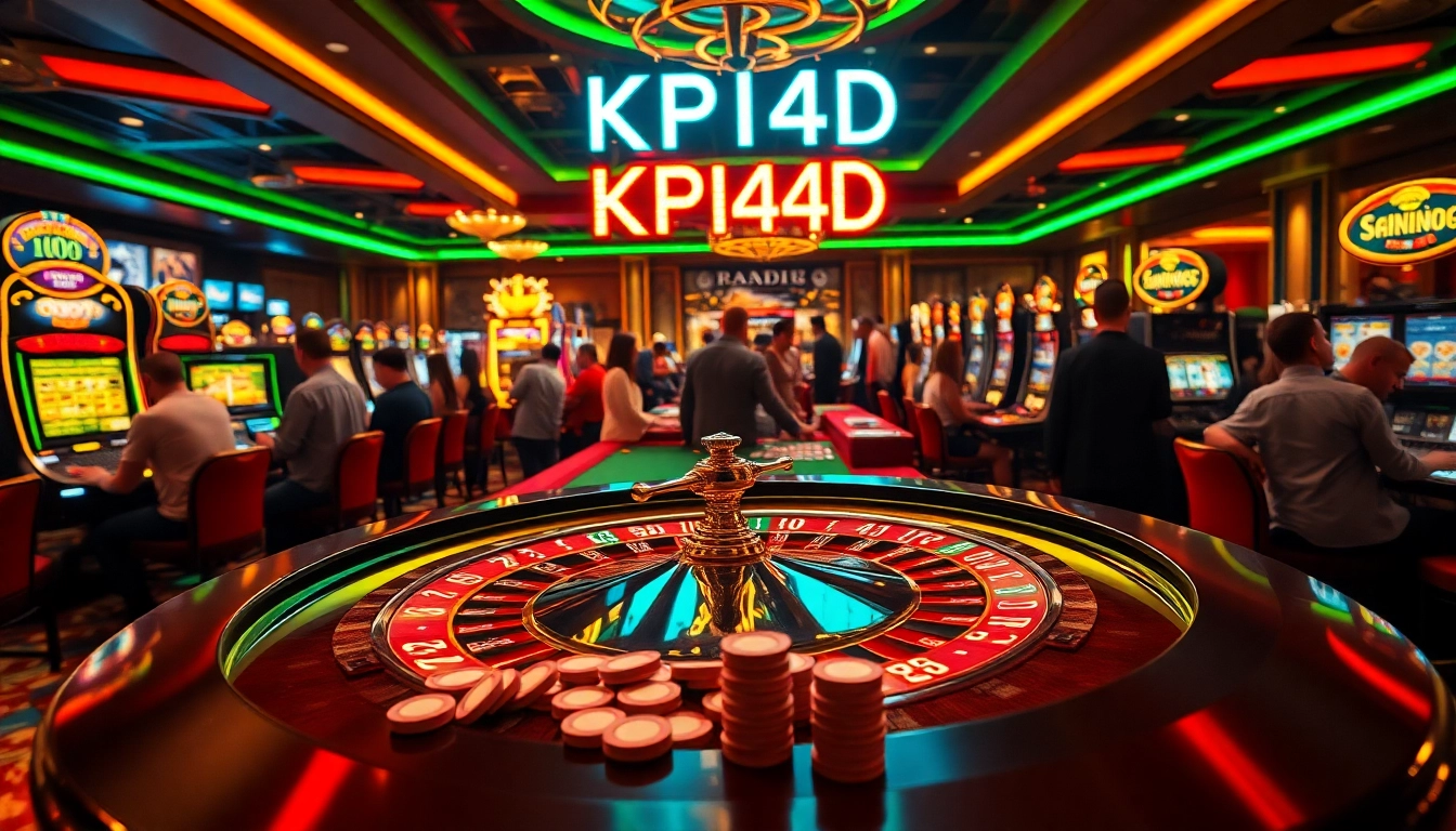 Experience the thrill of KPI4D gaming at a dynamic casino table.