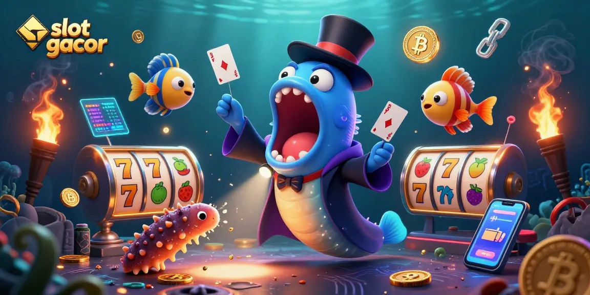 Experience the thrill of slot gacor with this vibrant scene full of exciting gaming elements.