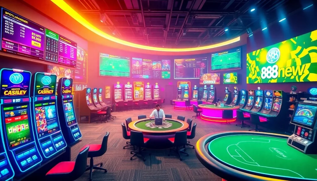 Experience thrilling gaming at 888new's dynamic online casino interface with exciting promotions and digital gameplay.