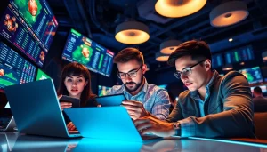 Gambler's strategies for successful sports betting sites India showcased in a vibrant modern setting.