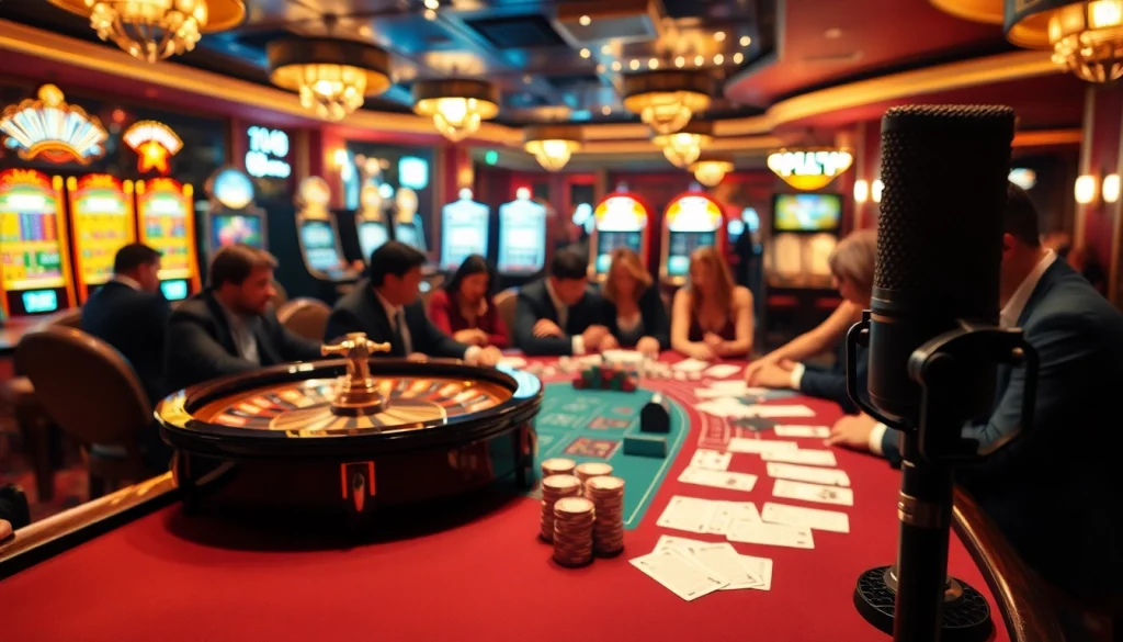 Catch the excitement of high-stakes gambling with MV88 microphone capturing thrilling moments.