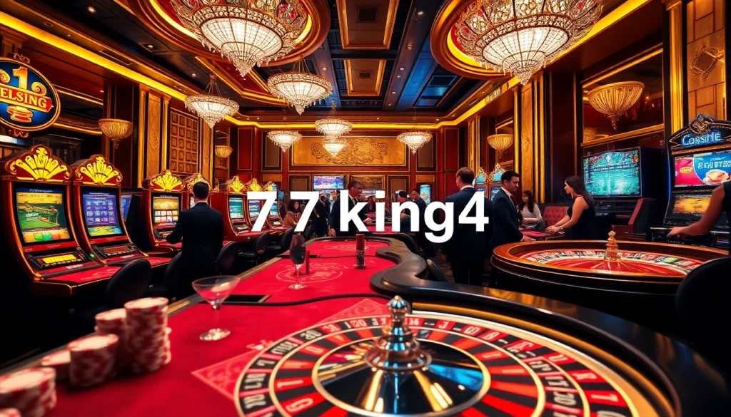 Experience the thrill of winning at 79king4 with vibrant casino games and luxury atmosphere.