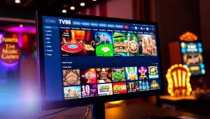 Experience the excitement of TV88's online gaming platform with vibrant games and user-friendly interface.