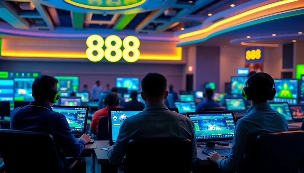 Engaging online gaming experience at 888new with modern interfaces and vibrant colors.