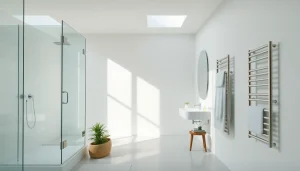 Gestalten Sie Ihr Badezimmer neu mit Produkten von sonni sanitär GmbH, darunter elegante Duschwände und Heizkörper.