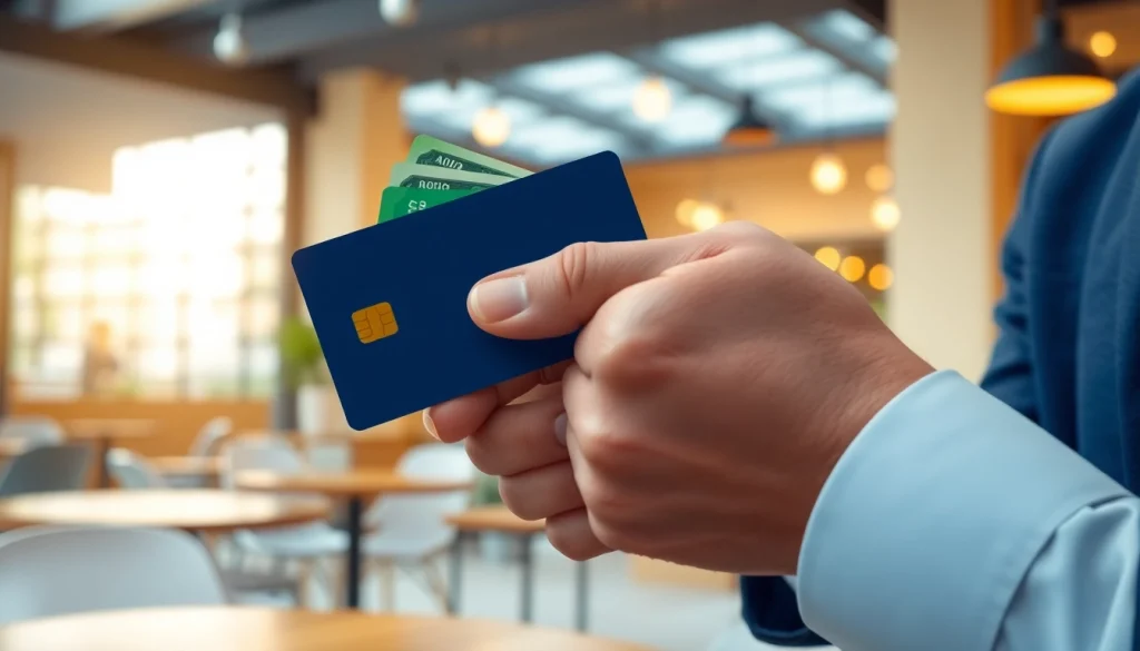 카드깡을 이용한 금융 거래를 하는 모습과 관련된 장면을 담고 있습니다.