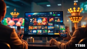 Engaging gaming interface at TT88 highlighting online casino excitement.