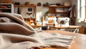 Punta di Roma stof met textuur en kleuren voor modeontwerp.