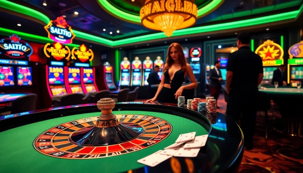 Experience thrilling moments at https://journal.unj.ac.id/ while betting at a luxurious casino roulette table.