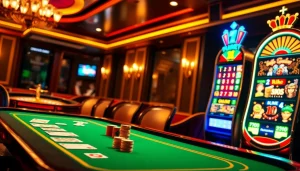 67bet Login screen displayed alongside vibrant casino elements like poker chips and roulette.