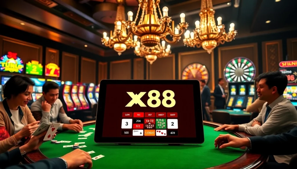 Engage in thrilling gaming experiences at https://xx88.pizza/ with vibrant casino scenes and exciting games.