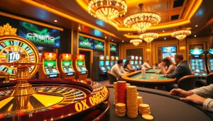 Experience premium gaming action at OK365KD.COM with vibrant casino tables, slots, and excitement.