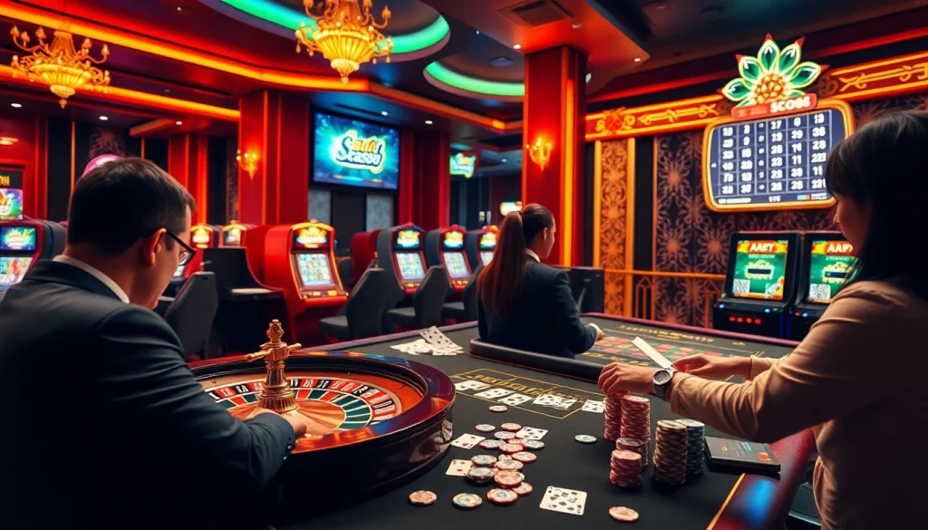 Experience the thrill of winning at Nhà cái SC88 with vibrant casino games and exciting roulette.