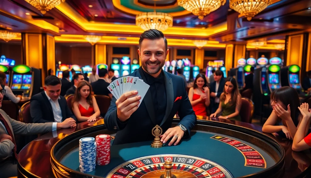 Experience the excitement of gambling at AF88 with lively casino tables and professional dealers.