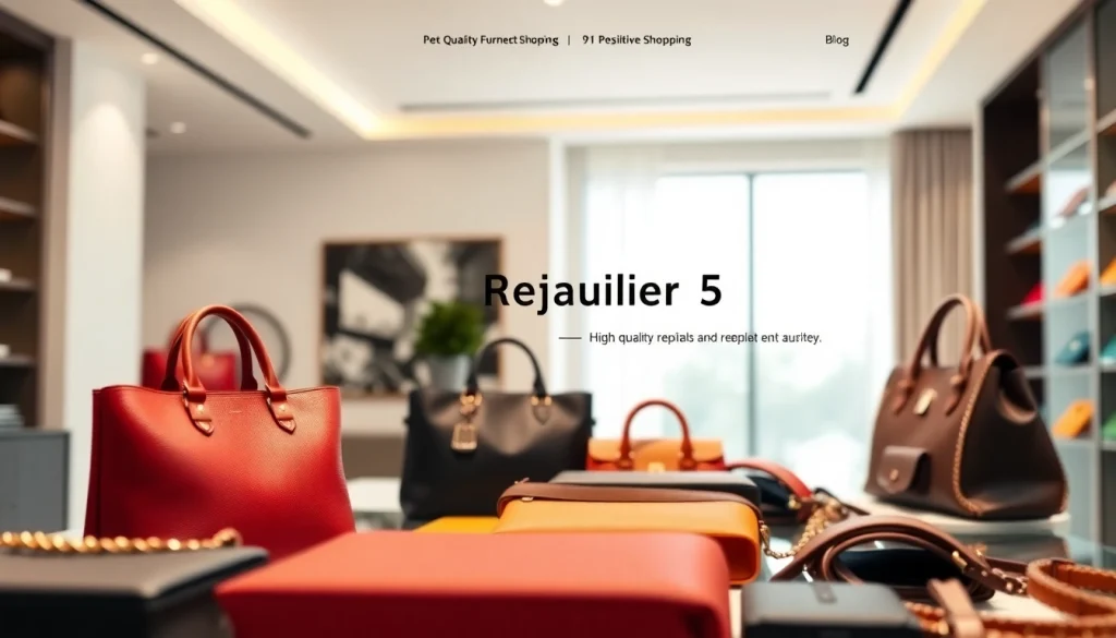 레플리카사이트에서 고품질의 명품 핸드백을 선보이는 이미지