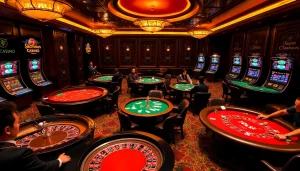 Experience thrilling gameplay at 789f com with vibrant casino tables and engaging atmosphere.