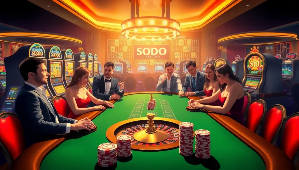 SODO Casino offers an exciting poker experience with thrilling gameplay, vibrant slot machines, and luxurious ambiance.