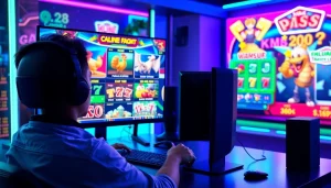 Engaging gaming interface of BJ38 showcasing online chicken fighting and casino games.