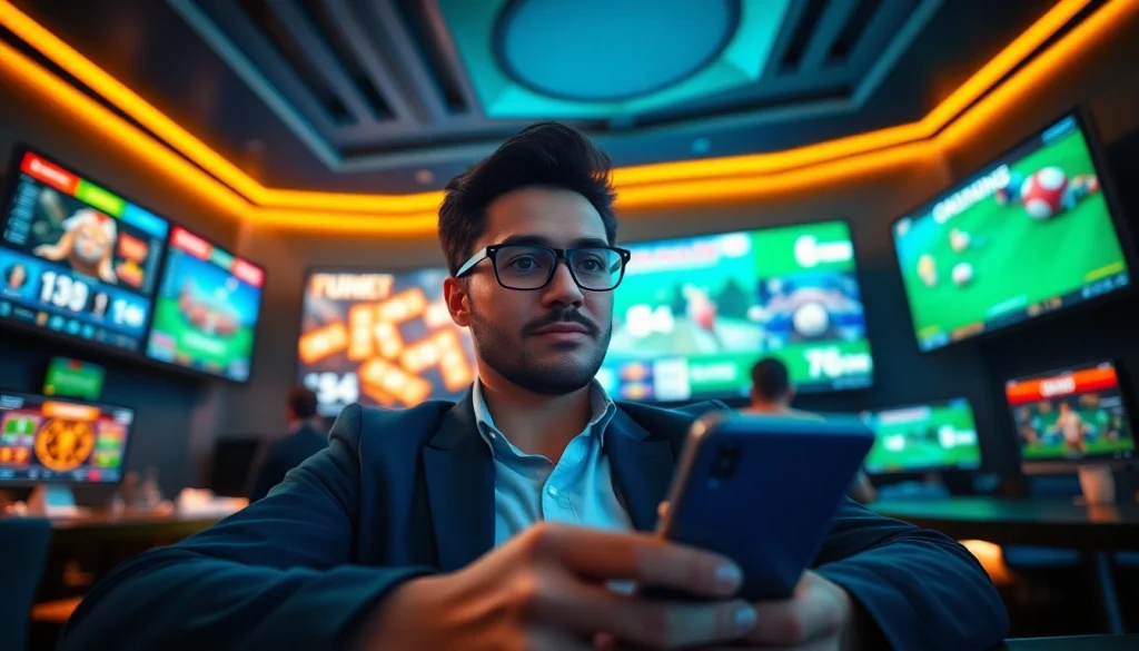 Kubet online gaming experience with vibrant screens and engaging atmosphere