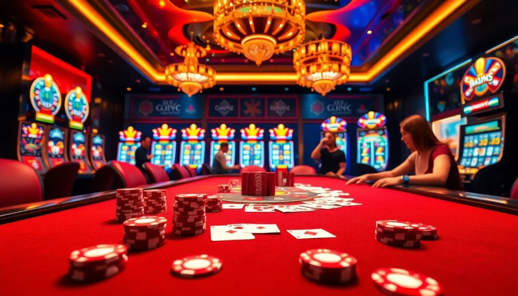 Experience the excitement of casino gaming at https://gg88.christmas/ with vibrant poker chips and dynamic tables.