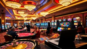 Experience the thrill of gambling at https://j88.gives/ with vibrant casino tables and exciting gaming atmosphere.