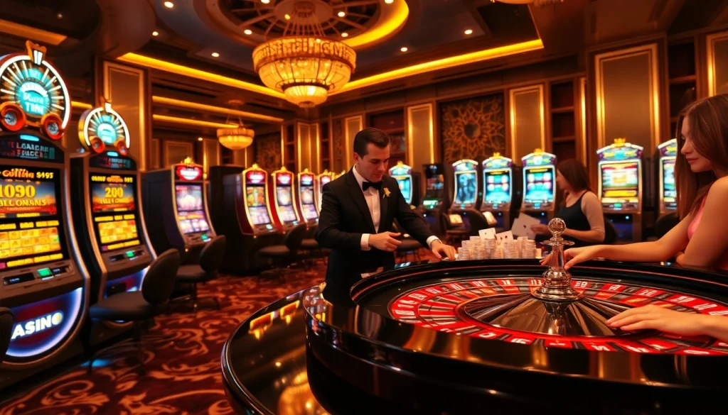 Experience high-stakes excitement at GO8, featuring stunning casino visuals and luxury gaming options.