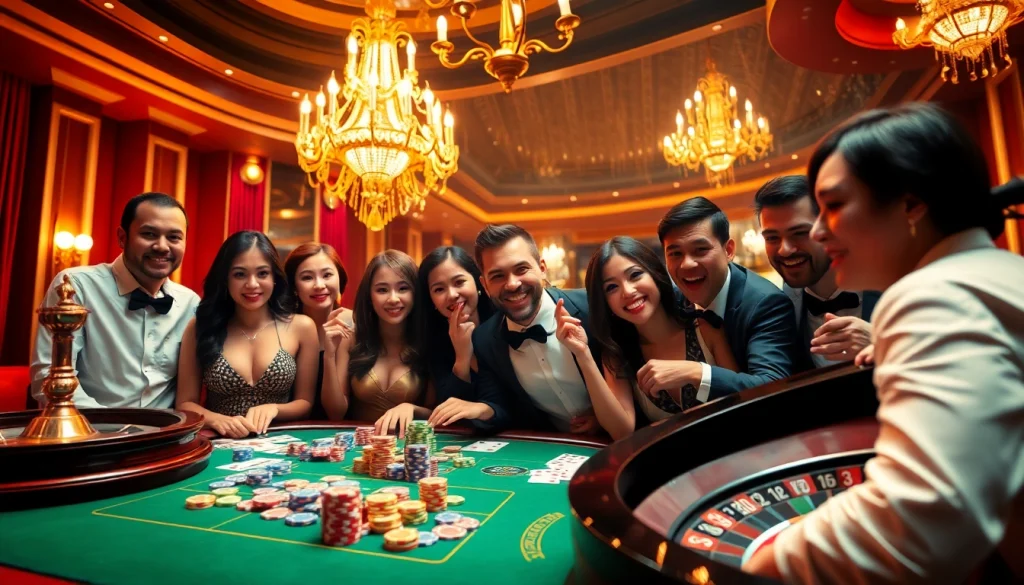 Experience the thrill of Nhà Cái TT88 with high-stakes gambling elements featured in a luxurious casino ambiance.