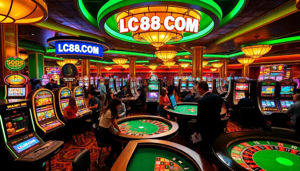 Join the excitement at LC88 COM with professional dealers and vibrant casino games.